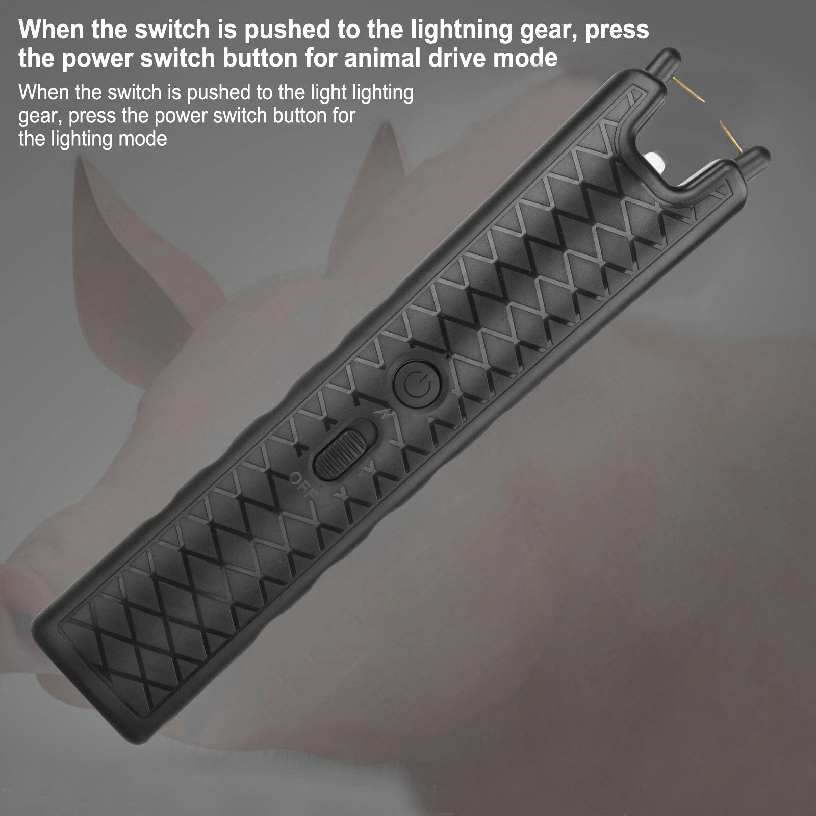 HKM-651539 Handheld Livestock Repeller with USB Charging - Efficient Animal Movement and Control