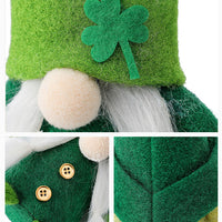 HKM-651987 Clover Pointed Hat Doll - No Face Old Man Decoration for Holiday Celebrations