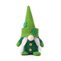 HKM-651987 Clover Pointed Hat Doll - No Face Old Man Decoration for Holiday Celebrations