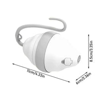 HKM-652307 Rolling Mouse Cat Toy Automatic Moving Mouses Glow Feather Electric Teasing Stick Lrregular Running Pet Products