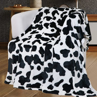 HKM-652499 Cows Pattern Printed Flannel Blanket, 100X150cm, Multiple Color Options Available