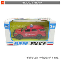 HKM-652499 Metal Pull Back Diecast Car Toy for Ages 2-7, Scale 1:32, Window Box Packaging