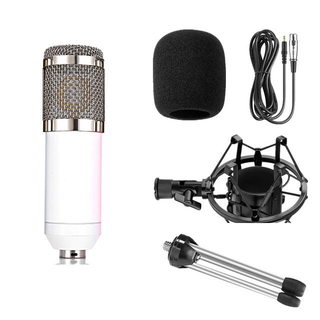 KTX-652563 BM800 Cable Condenser Microphone for Computer, KTV, and Recording Use