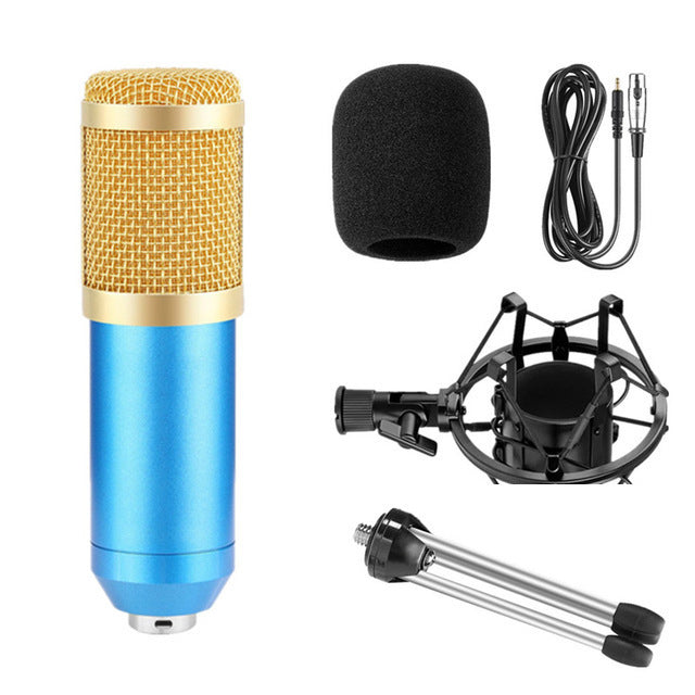 KTX-652563 BM800 Cable Condenser Microphone for Computer, KTV, and Recording Use