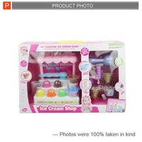 HKM-652691 Kids Kitchen Playset with Simulation Cooking Utensils and Ice Cream Machine Toy