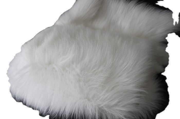 HKM-652691 Plush White Decorative Blanket for All Genders, Soft Viscose Fabric, Thick Design