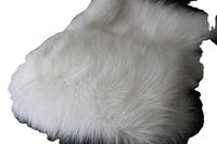 HKM-652691 Plush White Decorative Blanket for All Genders, Soft Viscose Fabric, Thick Design