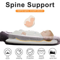 HKM-652691 Portable Washable Crib Middle Bed for Infants, All-Season Cotton Fabric, 80 x 50 cm
