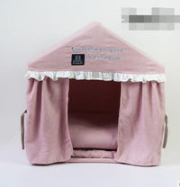 HKM-652819 Detachable Teddy Pet Tent House for Dogs and Bichon Nest Room