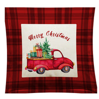 HKM-653075 Cotton Linen American Style Cushion Cover for Sofa and Car - Multiple Colors Available
