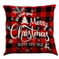 HKM-653075 Cotton Linen American Style Cushion Cover for Sofa and Car - Multiple Colors Available