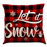HKM-653075 Cotton Linen American Style Cushion Cover for Sofa and Car - Multiple Colors Available
