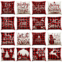 HKM-653075 Cotton Linen American Style Cushion Cover for Sofa and Car - Multiple Colors Available