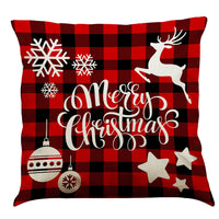 HKM-653075 Cotton Linen American Style Cushion Cover for Sofa and Car - Multiple Colors Available
