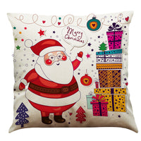 HKM-653075 Cotton Linen American Style Cushion Cover for Sofa and Car - Multiple Colors Available