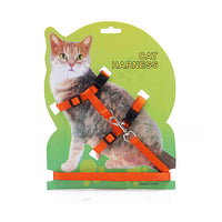 HKM-653203 Cat Chest Sling Set with 1.2m Nylon Leash for Safe Outdoor Adventures