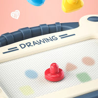 HKM-653587 Detachable Magnetic Drawing Sketch Pad Table Set for Children - Erasable Writing and Painting Learning Board