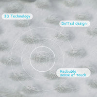 HKM-653587 Soft Plush Comforter Blanket with Teether and Sleep Doll for Newborns - Ideal Soothing Toy and Bib