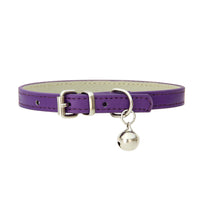 HKM-653715 Japanese Style Bell PU Leather Leash Pet Dog Collar