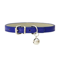 HKM-653715 Japanese Style Bell PU Leather Leash Pet Dog Collar