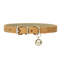 HKM-653715 Japanese Style Bell PU Leather Leash Pet Dog Collar