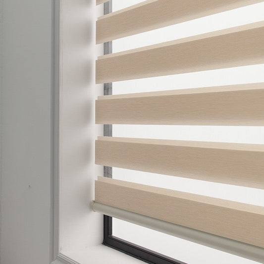 HKM-653715 Soft Polyester Semi-Shading Roller Curtain in Various Colors for Interior & Exterior Installation