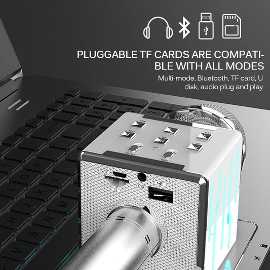 KTX-653715 Wireless Bluetooth Condenser Microphone for Home, Instruments, and Conferences – Super Cardioid Design