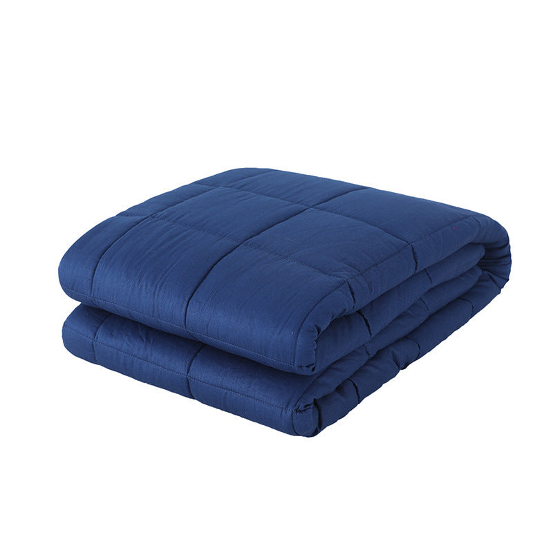 HKM-653843 Gravity Weighted Blanket - 100% Cotton, Dark Gray, Various Weights and Sizes
