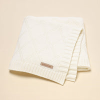 HKM-654163 Soft Cotton Baby Knitted Blanket in Multiple Colors - 70x90cm