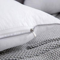 HKM-654291 Luxury Velvet Feather Pillow with 100% Soft Filling and Three-Dimensional Edging