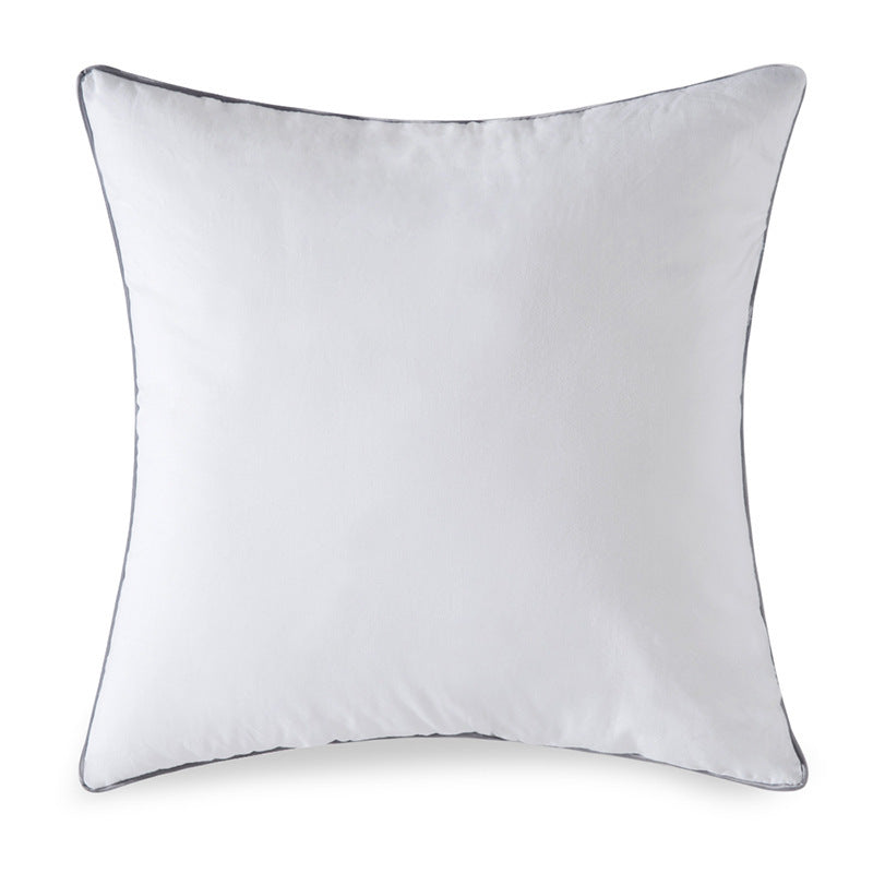 HKM-654291 Luxury Velvet Feather Pillow with 100% Soft Filling and Three-Dimensional Edging