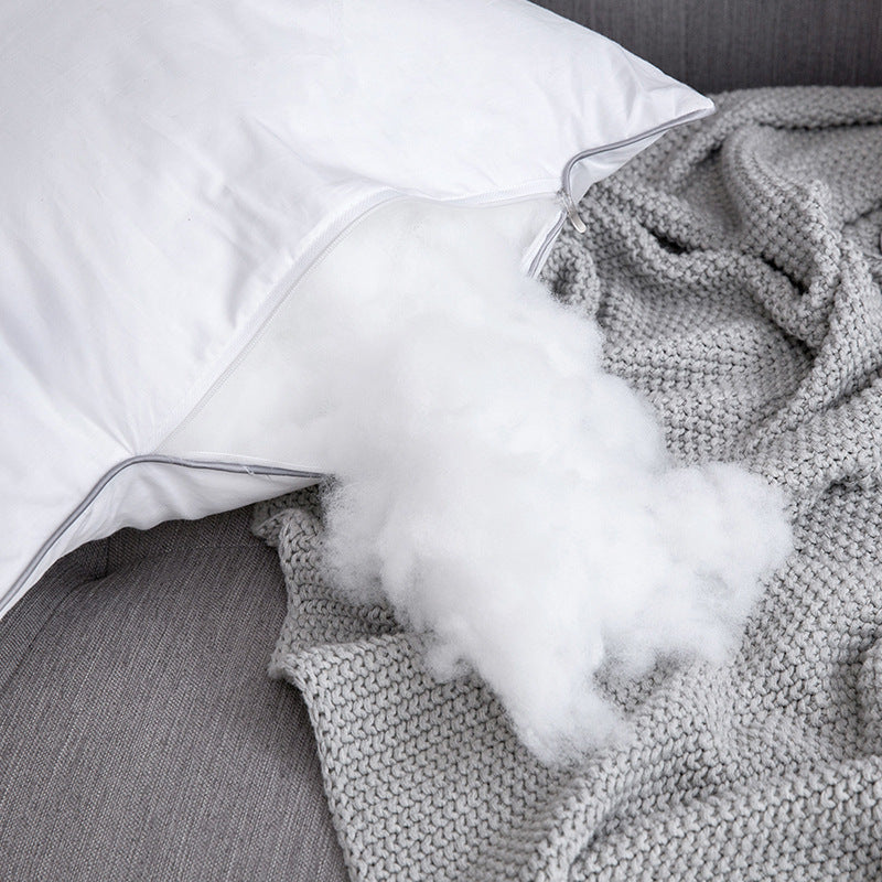 HKM-654291 Luxury Velvet Feather Pillow with 100% Soft Filling and Three-Dimensional Edging
