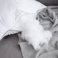 HKM-654291 Luxury Velvet Feather Pillow with 100% Soft Filling and Three-Dimensional Edging