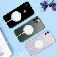 HKM-654419 Mobile Phone Suction Cup Wireless Charger with Fast Charging Technology - 10W Output, USB Connection, White and Black Options