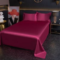 HKM-654483 Cool Soft Three-Piece Bed Sheet Set in Various Colors and Sizes