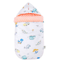HKM-654547 Cotton Dual-Use Beanie Blanket Sleeping Bag for Babies, 0-3 Years, Thick & Warm