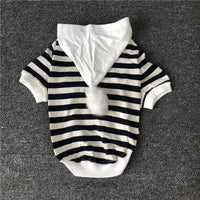 HKM-654611 Cotton Casual Clothes for Small to Medium Bulldogs with Cute Fur Ball Design
