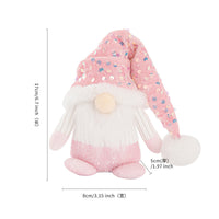 HKM-654611 Handmade Knitted Christmas Couple Ornaments in Sequins - 17cm