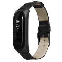 HKM-654675 Universal Light Edition Wristband for Mi Band 3 & 4 - Stylish Black, Brown, and Rose Gold Options