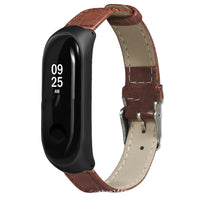 HKM-654675 Universal Light Edition Wristband for Mi Band 3 & 4 - Stylish Black, Brown, and Rose Gold Options