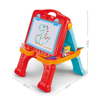 HKM-654739 2-in-1 Kids Travel Sketchpad and Erasable Drawing Board Set for Ages 3+