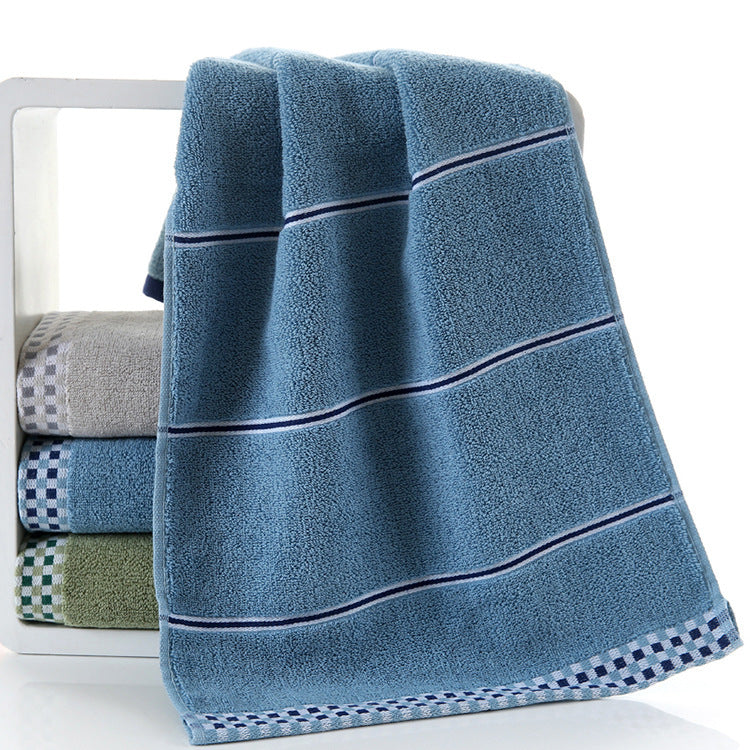 HKM-654739 Embroidered Cotton Towel - Soft, Absorbent, 100% Cotton with Jacquard Design