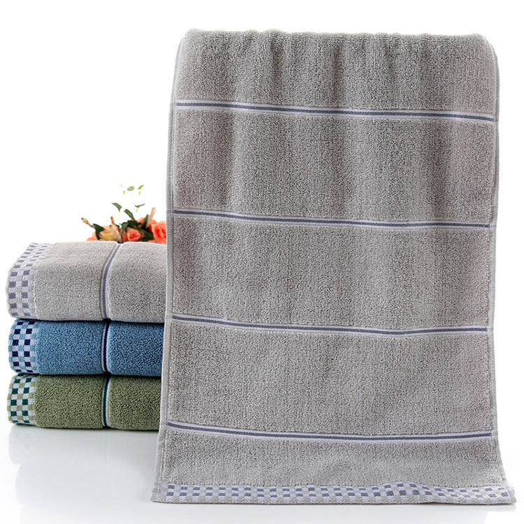 HKM-654739 Embroidered Cotton Towel - Soft, Absorbent, 100% Cotton with Jacquard Design