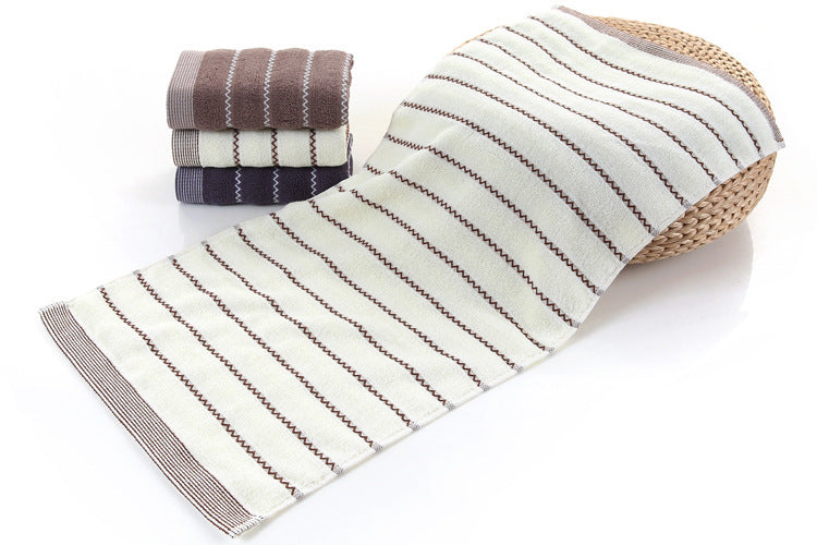 HKM-654739 Embroidered Cotton Towel - Soft, Absorbent, 100% Cotton with Jacquard Design