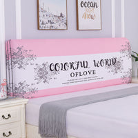 HKM-654995 Elastic Polyester Bedside Cover - Universal Semicircle Design for Bed Heads 140-160 cm