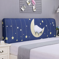 HKM-654995 Elastic Polyester Bedside Cover - Universal Semicircle Design for Bed Heads 140-160 cm