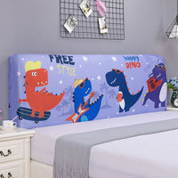 HKM-654995 Elastic Polyester Bedside Cover - Universal Semicircle Design for Bed Heads 140-160 cm