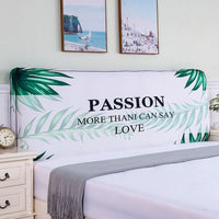 HKM-654995 Elastic Polyester Bedside Cover - Universal Semicircle Design for Bed Heads 140-160 cm