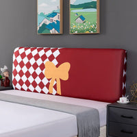 HKM-654995 Elastic Polyester Bedside Cover - Universal Semicircle Design for Bed Heads 140-160 cm