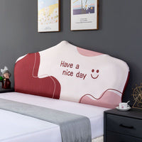 HKM-654995 Elastic Polyester Bedside Cover - Universal Semicircle Design for Bed Heads 140-160 cm